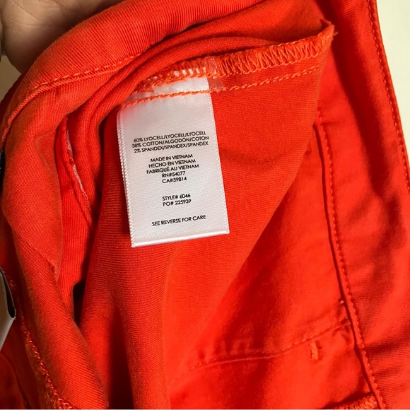 Cabi Orange Pants Size 4 - Picture 7 of 7